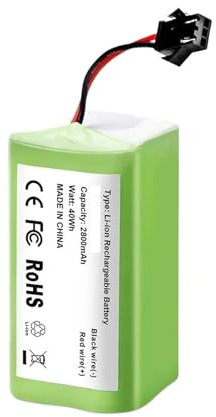 Batería De Iones De Litio, Compatible Con Conga, 990 1090 Tesvor X500, Compatible Con Deebot, N79 N79S DN622 Eufy RoboVac 11 11S RoboVac 30(2600mAh)
