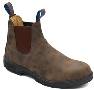 Blundstone Herren Classic Comfort 584 Chelsea Boots, Braun Rustic Brown Rustic Brown, 41 EU