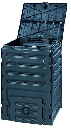 Graf 628001 Komposter Eco-Master, 450 L, schwarz