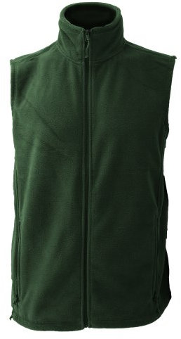 Jerzees Colour Fleece Gilet Jacket / Bodywarmer (2XL) (Bottle Green)