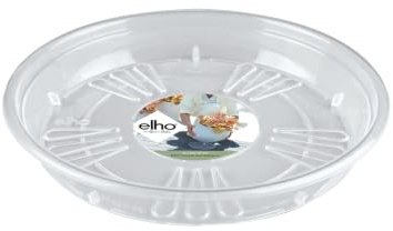 elho Uni-Untersetzer Rund 42cm - Transparent | ∅ 41.6 x H 5.2 cm | für den Innen- und Außenbereich