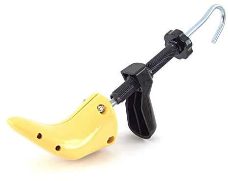 CuteHome High Heel Shoe Stretcher (1 unit), Expands Length and Width of Tight Footwear, UK Lady Size 2-8 (Yellow)