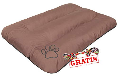 HobbyDog EKOJBR11 + Ball gratis Hundebett Ruheplatz Hundematratze Hundekissen Hundematte ECO Schlafplatz (3 Verschiedene Größen) (R2 (100 x 70 cm)) (R1 (90 x 60 cm))