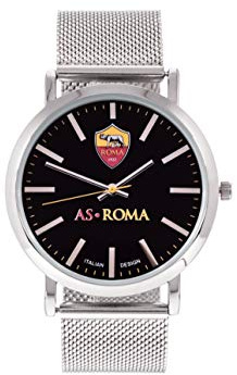AS Roma Tidy, Orologio da Polso Unisex – Adulto, Acciaio, One Size