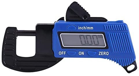 0-12,7mm Calibri di spessore Micrometro a pinza digitale Strumento di misurazione Mechanist Tester