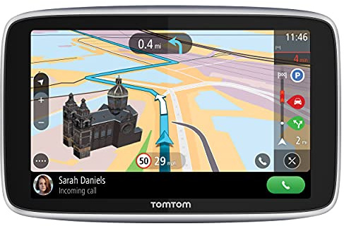 TomTom GO Premium Pkw-Navi (5 Zoll mit Updates über Wi-Fi, Lebenslang Traffic via SIM-Karte, Weltkarten, Last Mile Navigation und IFTTT)