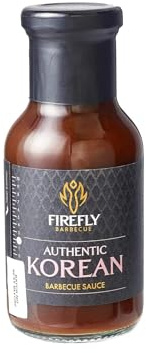 Firefly Barbecue Korean BBQ Sauce with Soy Sauce & Traditional Spices - Sweet & Spicy Marinade for Chicken, Pork & Seafood - Traditional Asian Cooking Sauce for Grilling, Roasting & Stir-Frying 250ml