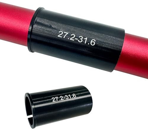 UPANBIKE Fahrrad-Sattelstützen-Rohradapter für Mountainbike, Rennrad, Elektrofahrrad (31,6 mm bis 33,9 mm)