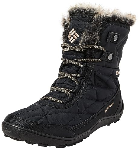 Columbia Minx Shorty III Wide, Botas para Nieve Mujer, Black Pebble, 42.5 EU Ancho