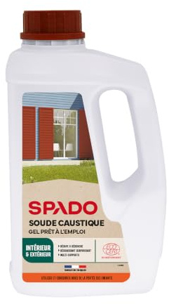 SPADO - Soude Caustique - Desatascador para tuberías y desengrasante (6 ml)