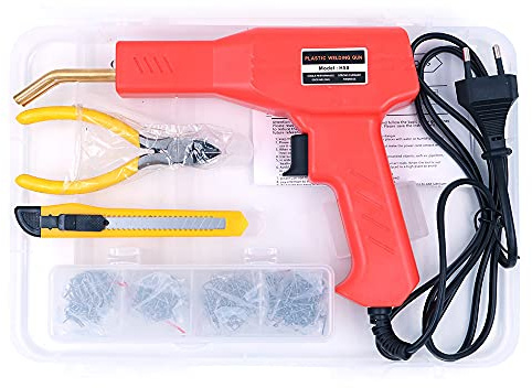 ANCLLO Juego de máquinas de Soldadura para reparación de Grietas de Parachoques de automóviles y máquinas de reparación de plástico para automóviles, Grapadora en Caliente para reparación y Refuerzo