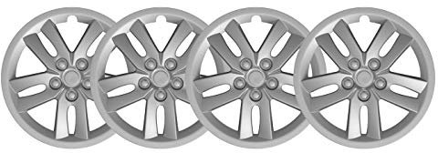 YASTA Copricerchio universale 15 copri ruota auto pneumatico silver 4pz hollywood