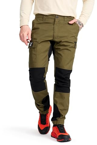 RevolutionRace Herren Nordwand Pants, Hose zum Wandern und für viele Outdoor-Aktivitäten, Dark Olive, S