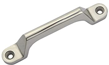 NRC&XRC 1 Pcs Heavy Duty Industrial Equipment Handles Solid 304 Stainless Steel Drawer Cabinet pulls knob Bows Door Window Toolbox Handle Hardware(Hole Centers:120MM)