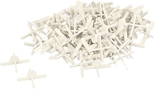 KOTARBAU® Croce per piastrelle, 1 mm, per la posa di piastrelle, set da 100 pezzi