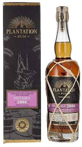 Plantation Rum PANAMA Single Cask White Pineau des Charentes Finish 2008 46,5% Vol. 0,7l in Giftbox