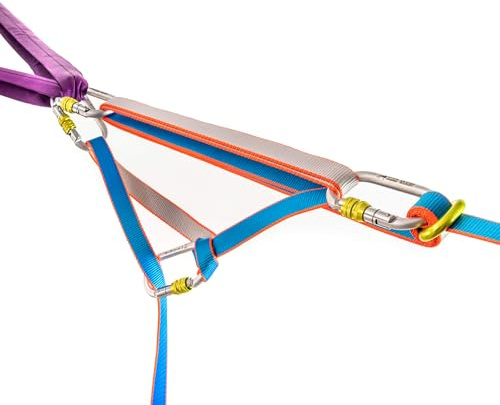 Longline Slackline Kit - Primitive 50 - Contiene Linea da camminata, Moschettoni, Anelli e Sling per tendere e Sacca da trasporto - Set Completo Lunghezza 50m
