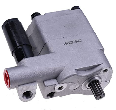 IEQFUE Hydraulikpumpe 1686765M91 1686766M91 Kompatibel mit Massey Ferguson 1080 1085 4800 4900 135 165 180 230 275 362 670 690