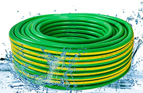 Garden Hose Multipurpose Watering Hose | Kink Resistant Radial Braided Reinforced Hose for Water Delivery and Gardening (1/2 Inch 50 Meter, Green)