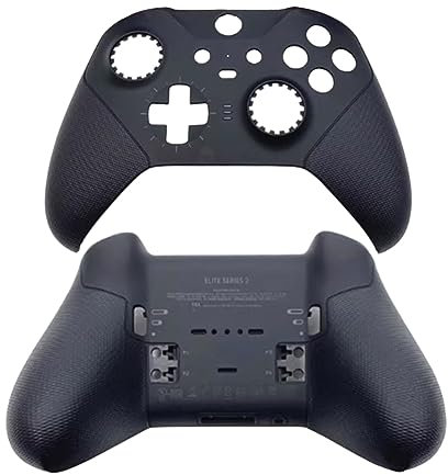 Meijunter Custodia di Ricambio, Guscio Anteriore Posteriore Coperchio della Custodia Frontalino Compatibile con Xbox Elite Series 2 Controller Wireless - Nero