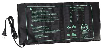 Tyenaza Even Heat Hydroponic Setzling-Heizmatte, Wasserdichtes Plug-and-Play-Keimungszubehör Für Den Innengarten(欧规220V)
