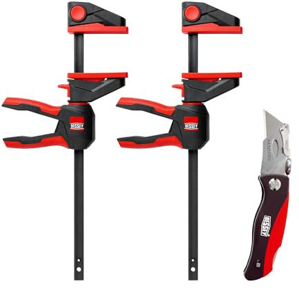 BESSEY Sonderaktion EZ360SET-A, 2x Einhandzwinge mit drehbarem Griff EZ360-30 + 1x DBKPH-EU, Gewinne 1 von 22 BESSEY Trikots