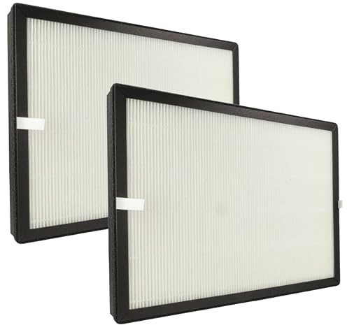 vhbw 2x Luftilter kompatibel mit i@home Fangqi TKJ270F-A1 Luftreiniger | Kombifilter Vorfilter + HEPA + Aktivkohle