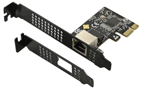 Lonrtesw Tarjeta de Red 5G PCI-e A RJ45 Chip RTL8126 Tarjeta de Red Gigabit Ethernet PCI Express 5000Mbps 1Gbps/5Gbps