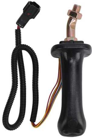 BOROCO Mini ESCAVATOR JOYSTIK HANDO, 2 PCS Joystick Gesti 3 Bottoni Neri Durevoli per Doosan DH Dx150 215 225 300 370-9c