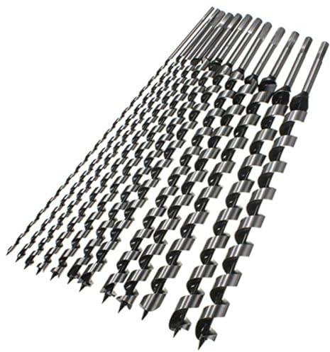 EsportsMJJ 460mm 6-28mm Hex Shank Brad Point Drill Auger Drill Bit Spiral Wood Drilling Tool (22mm)