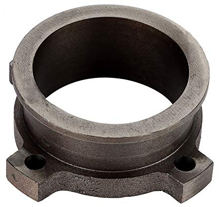 Adattatore da 3 pollici con flangia per tubo di scarico a banda V in ferro saldato TIG per alloggiamenti GT30 GT35 T3 Facile rimozione dell'installazione con flangia spessa 10 mm