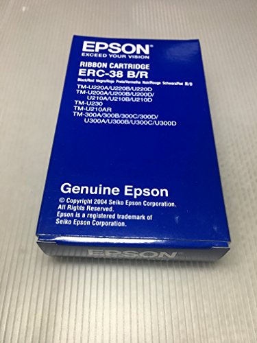 Epson ERC-38 Farbband für TM300, rot/schwarz, EPSERC38BR