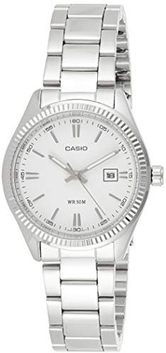Casio DamenArmbanduhr Analog Quarz Edelstahl LTP-1302PD-7A1VEF