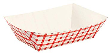Karat Paper Food Trays Disposable [3 LB - 500 ct] Sturdy Food Boats, Leak Resistant | Ideal for Snacks, Nachos and Finger Foods