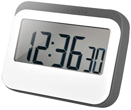 Jayron Digital Timer Wecker Küchentimer Kochtimer Countdown und Countdown Große LED-Anzeige Austauschbare Batterie mit Magnetischem Design für Kinder und ältere Menschen