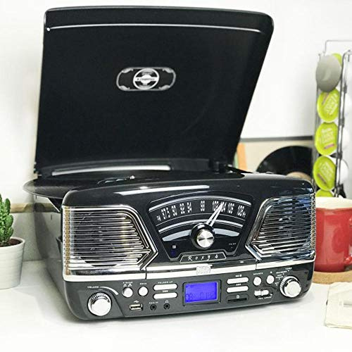 ROXY 4 Black Record Player: Record Player