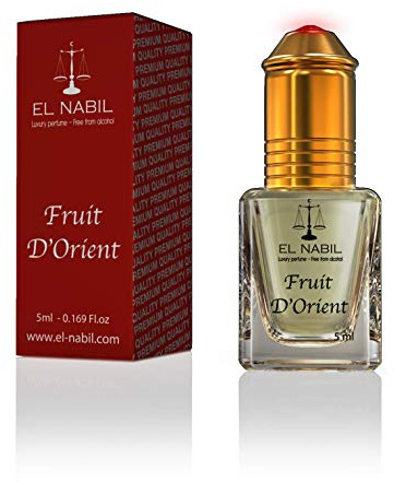 Fruit D'Orient 5ml Parfum Duft - El Nabil Misk Musk Moschus Parfümöl für HERREN & DAMEN - Ätherische Essenzen Natur Perfume Oil Attar Scent