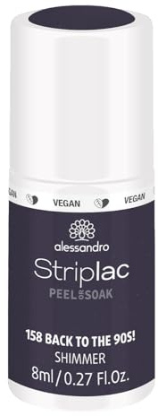 alessandro Striplac UV-Nagellack Back to the 90's! – Schonend und langanhaltend – Einfache Entfernung dank Peel-Off-Technologie – Vegan und tierversuchsfrei – 8 ml