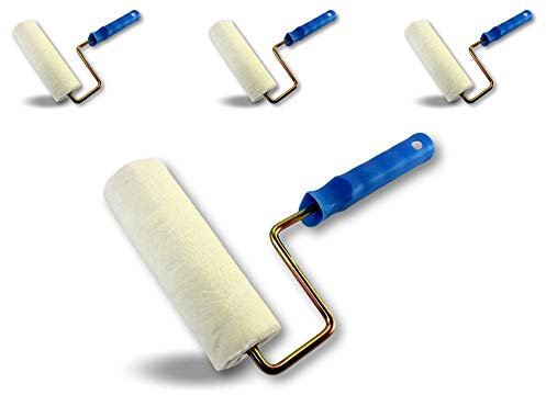 Kibros R_422_180cx3 Pack of 3 Velvet Lacquered Paint Roller 80 mm Roll Width 180 mm