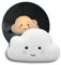Reer lumilu süßes Wolken-Nachtlicht, tolles Taufgeschenk, Geburtstags-Geschenk für Jungen und Mädchen, Weiß, 1 Stück (1er Pack)