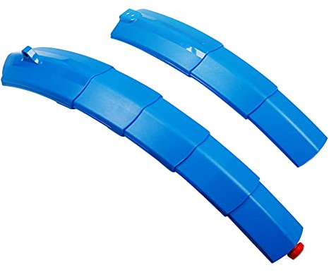 Fahrrad Schutzblech Set, Asudaro Universal Fahrradschutzblech Einstellbar MTB Steckschutzblech Rennrad Vorne Hinten Fahrradschutzblech Fahrrad Kotflügel Steckschutzblech Zubehör,Blau