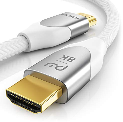 4m - 8K HDMI Kabel 2.1 - 8K @ 60Hz 4K @ 120Hz DSC - HDTV 7680 x 4320 - UHD II - HDMI 2.1 2.0a 2.0b - 3D - Highspeed HDMI Kabel - HDR - ARC - Präzisionsstecker - kompatibel zu Blu Ray PS4 PS5 Xbox
