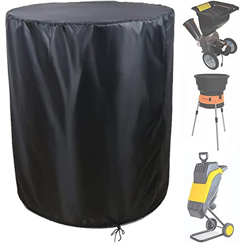 Wood Chipper Shredder Mulcher Cover Skyour Black Waterproof Heavy Duty Dustproof Electric Leaf Mulcher Shredder Protector Covers 33x43