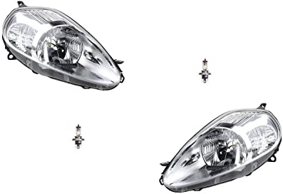 Johns, Scheinwerfer Halogen passend für Fiat Punto 199 05-08 mit H4 Satz Links Rechts