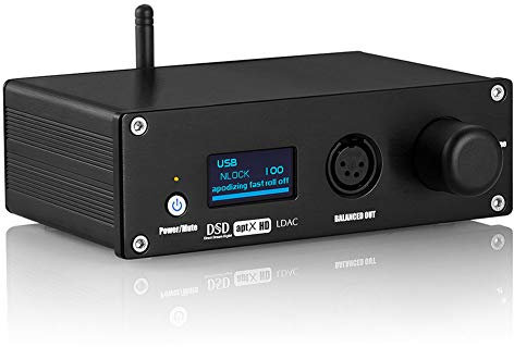 Décodeur Audio, Décodeur Audio DAC C, Récepteur Bluetooth 5.0 SR8675, Sortie RCA/3,5 mm/6,5 mm, Convertisseur numérique-analogique Optique IIS Coaxial TOSLINK USB DAC S/PDIF
