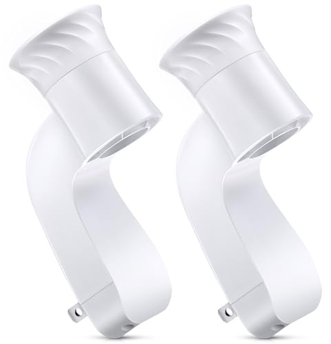 Hohean 2 Pack Wall Fragrance Plug in Compatible with Bath and Body Works WallFlower Refills, ETL Certified, Rotatable, Precise Scent Adjustable Fragrance Control Diffuser Plug for Home, Office (White)