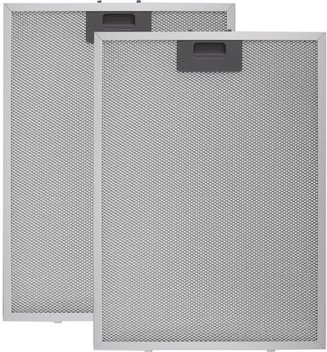 BPPFA30 Range Hood Filter Replacement 11-6/7 x 16-1/4 Stove Hood Vent Filter Broan Filters Aluminum Mesh Kitchen Exhaust Fan For Broan Range Hood Filters 2Pack