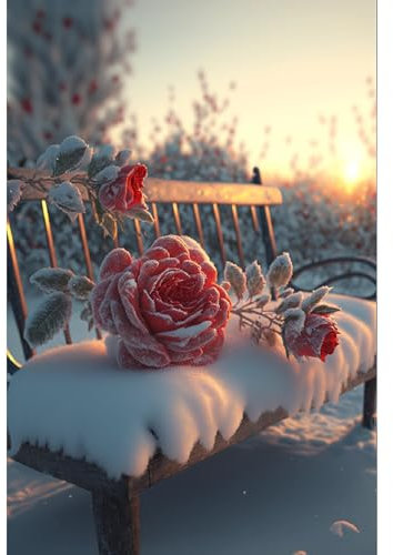 Taxpy Poster decoration murale Roses en fleurs,L,40 * 60cm Peinture Street Art Peinture À L'huile Impressions Sur Toile Moderne Pop Affiche Photo Sur Le Mur