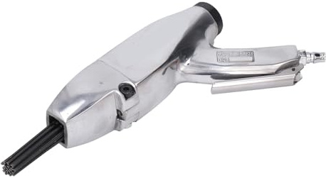 Fafeicy Pneumatic Aguja Escaladora de Aire de Aire Escalador de óxido 4000bpm 23 Agujas 1/4 Pulgada de Pistola con Cuerpo de Acero de Aleación para la Eliminación de Escoria de