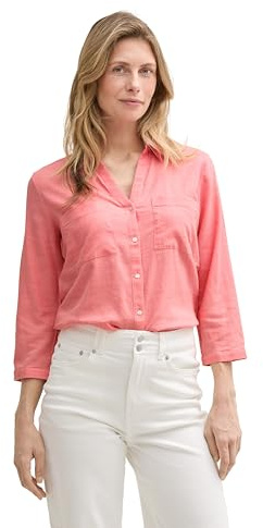 TOM TAILOR 1046197 Blouse, 14980-rosewood Pink, 32 Femmes